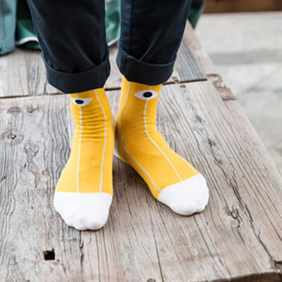 Летние классные мужские носки [COSPLACOOL] с рисунком глаз|men socks|mens socks patternsocks breathable |