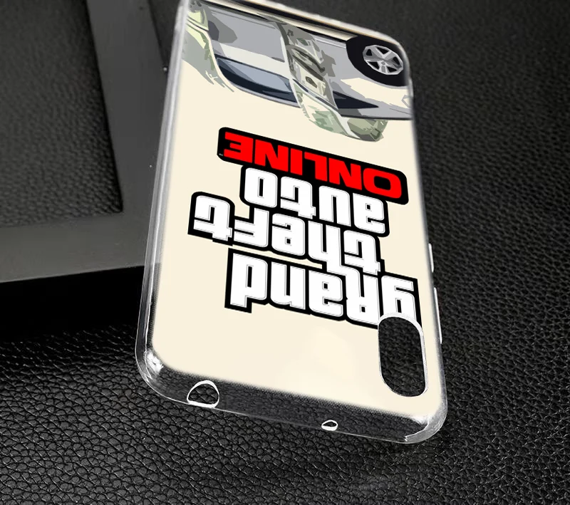 Горячий GTA 5 игровой Мягкий силиконовый чехол для Huawei Mate 10 20 Lite Pro Enjoy 8 9E Y6 Y5 2017 Y7 Y9 2019