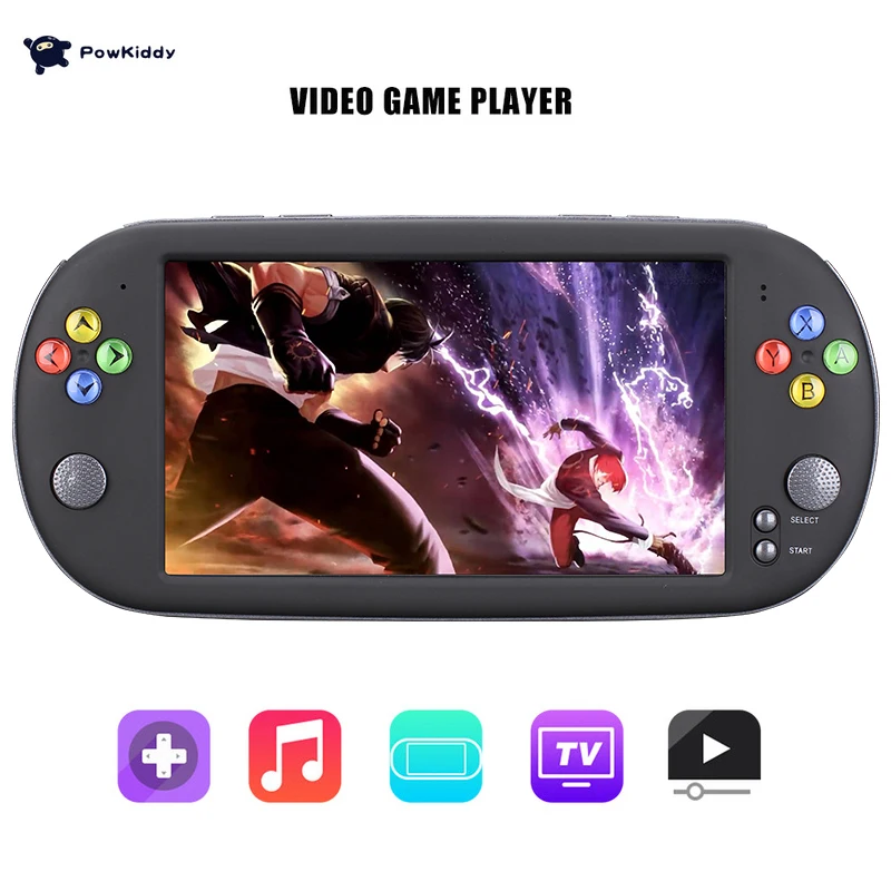 POWKIDDY X16 портативная игровая консоль 7 дюймов Большой экран 32 Гб портативный мини