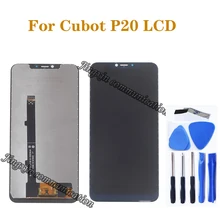 for Cubot P20 LCD display + touch screen digital converter 6.18-inch screen replacement for Cubot P20 mobile phone repair parts