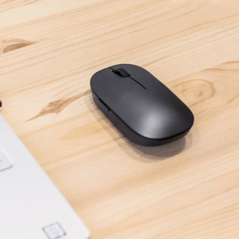 Беспроводная мышь Xiaomi Mi Mouse черная 2 4 ГГц 1200 точек/дюйм портативная для Macbook Windows 8