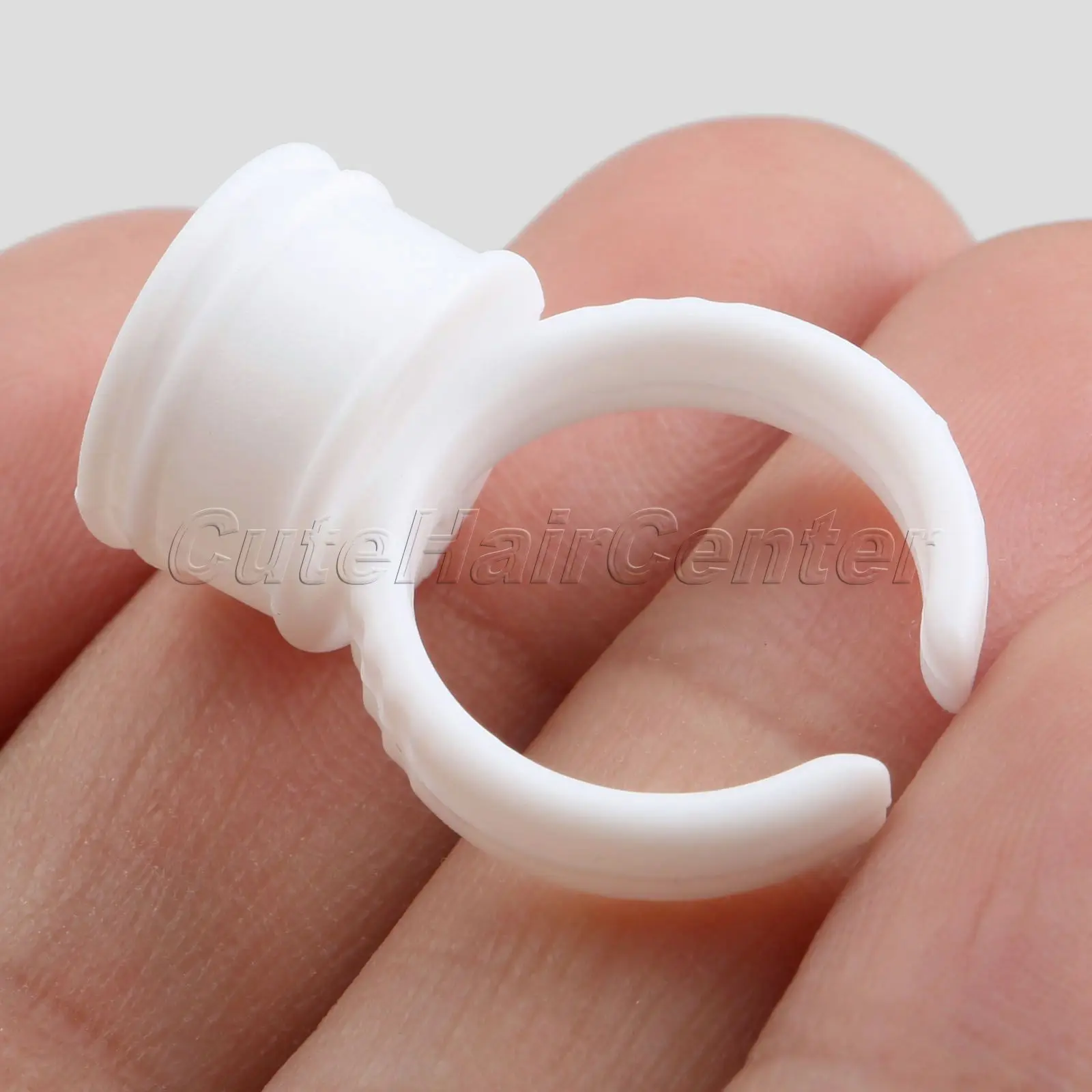 100 шт чернила татуировки чашки кольцо средний белый Пластик одноразовый