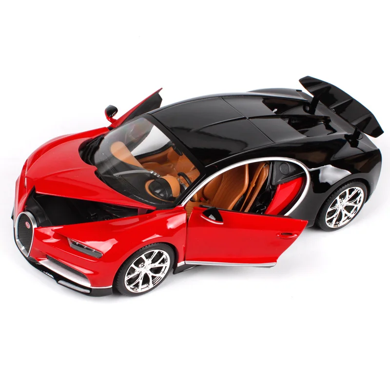 Bburago 1:18 bugatti chiron синий красный автомобиль литье под давлением высокого уровня Драгоценная Игрушечная модель автомобиля Коллекционирование форма автомобиля в подарок 11040
