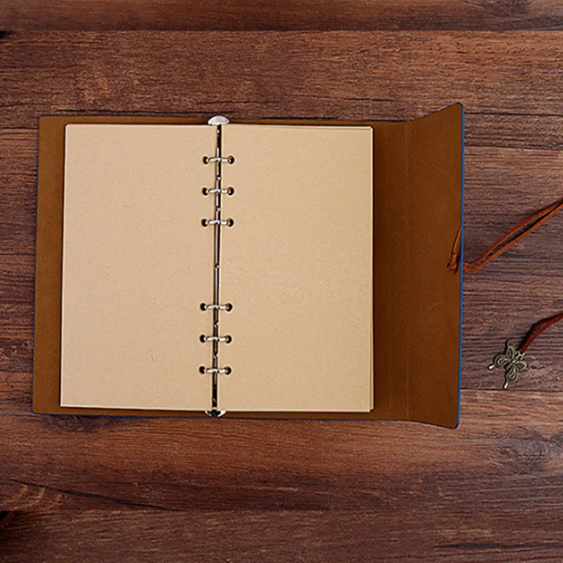 1 шт. юбка красивый винтажный кожаный блокнот с листьями календарь дневник