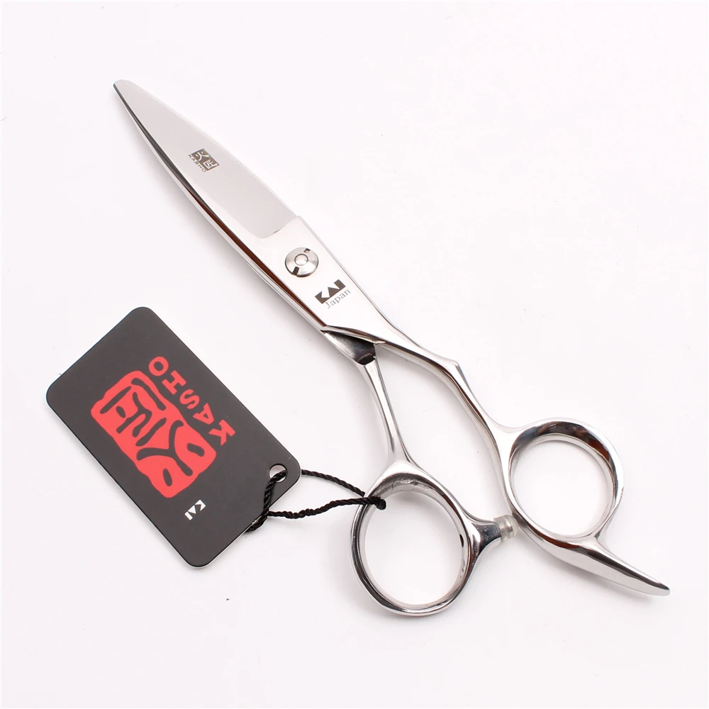 50Pcs 6in. 16cm Kasho Barber Hairdressing Scissors Cutting Thinning Shears Human hair Set of Tools Razor Blade | Красота и здоровье