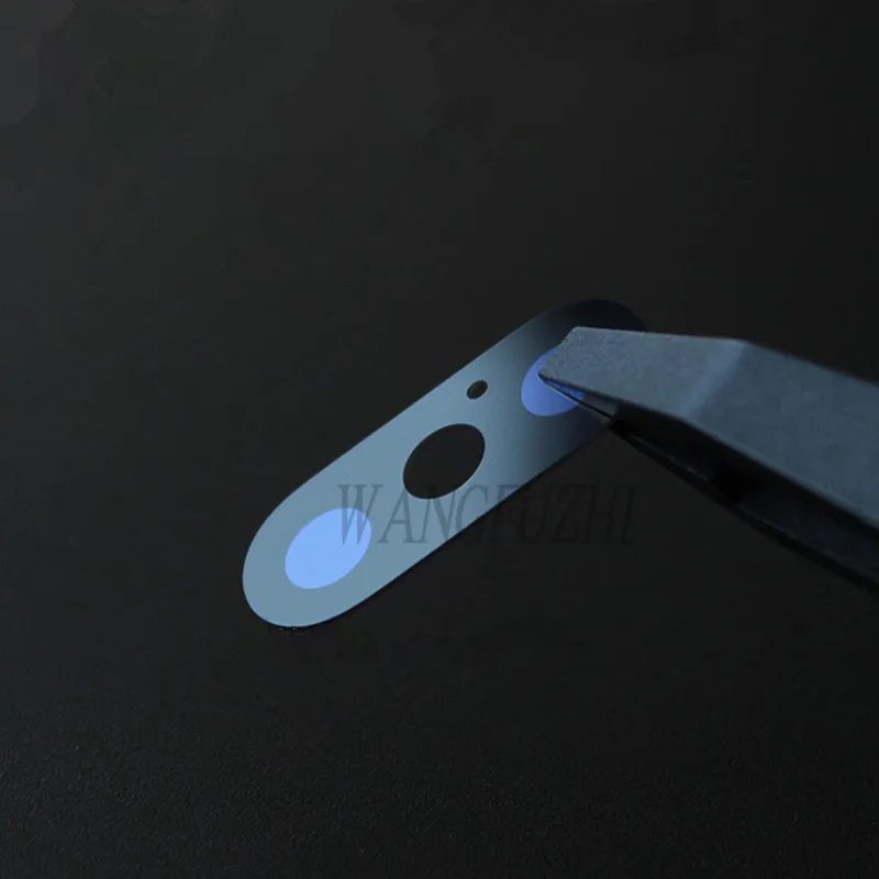 WANGFUZHI стеклянный объектив камеры для iPhone X; сапфировое стекло одиночное стекло без металлической рамки Запасная часть