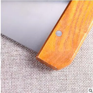 Деревянная ручка скребок для масла металлический из нержавеющей стали нож резки