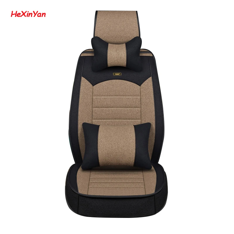 

HeXinYan Universal Flax Car Seat Covers for Chrysler all models 300c 300s PT Cruiser Grand Voyager 300 auto accessories styling