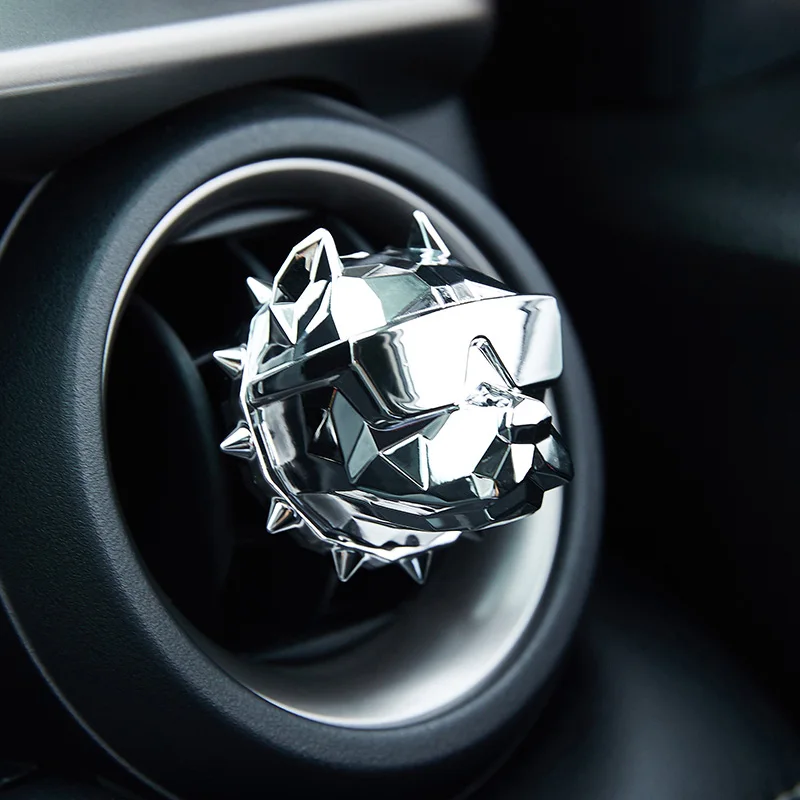 Z-silver Модный высококачественный освежитель воздуха для автомобиля с оленем, бульдогом, автомобильный ароматизатор, ароматизатор, украшение интерьера автомобиля, чистый запах автомобиля - Название цвета: Z-silver