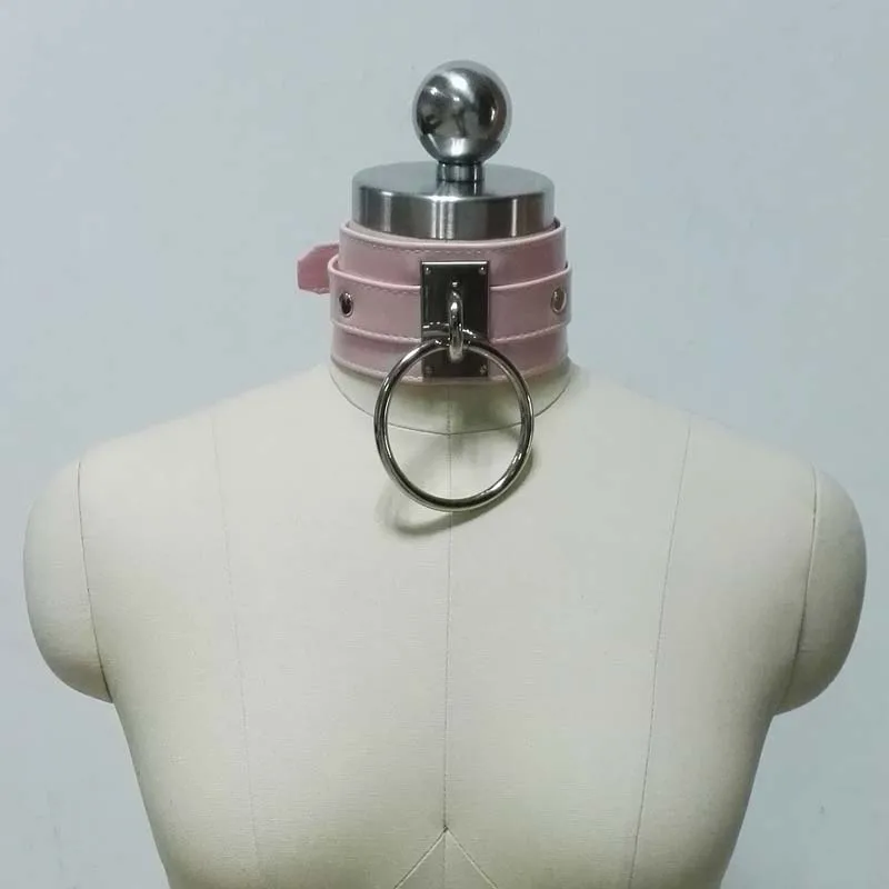 Большой 100% ручной работы БДСМ чокер для женщин высокий ремешок бондажа