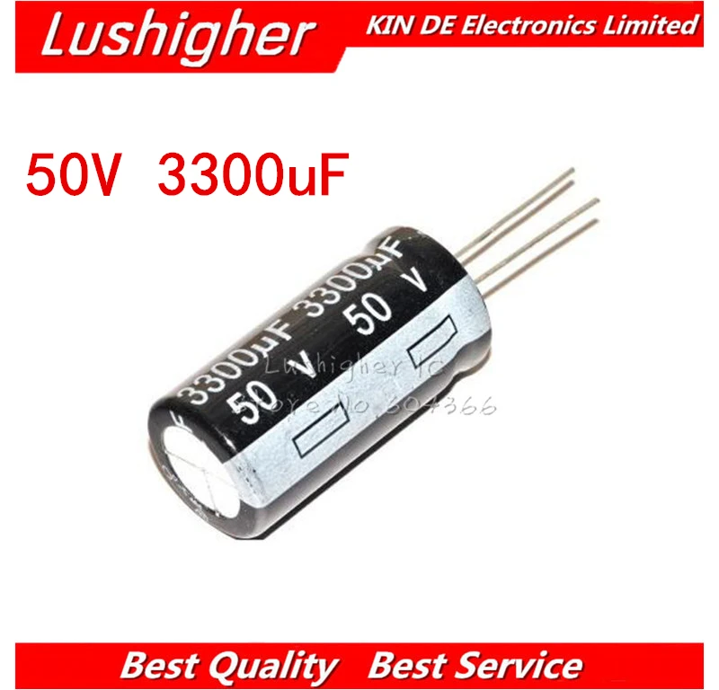 5 шт. 50V3300UF 18*35 мм 3300 мкФ с алюминиевой крышкой 50В 16x35 Алюминий электролитический