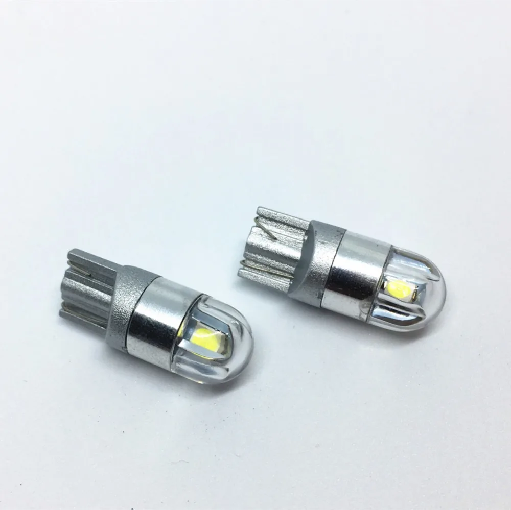 1 шт. T10 светодиодный автомобильный светильник SMD 3030 W5W 192 501 белый задний боковый