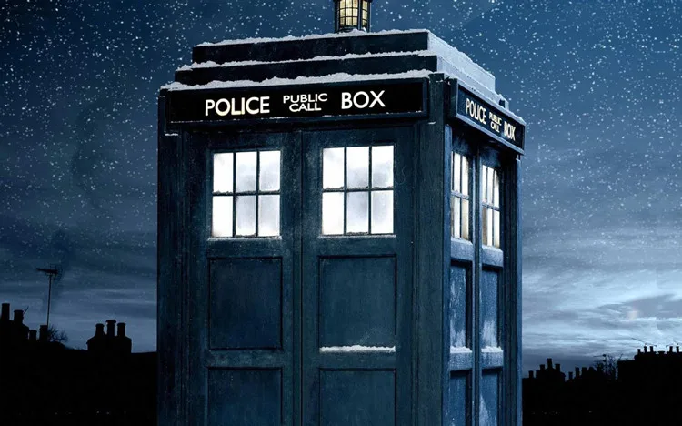 Шарф Dr Doctor Who синий шарф в полоску и полицейской коробке для мужчин женщин|tom baker|blue
