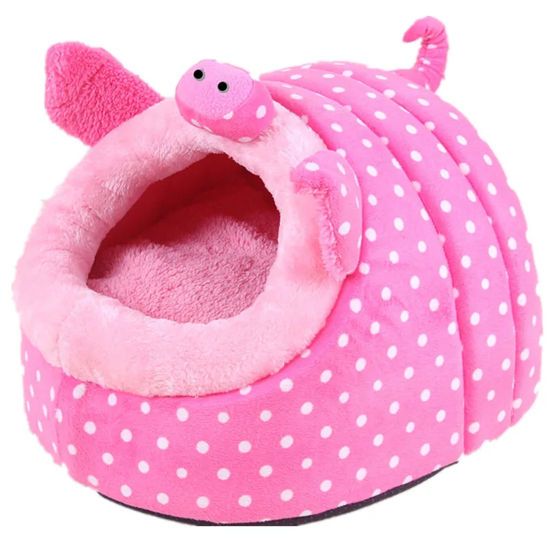 Мягкая кровать для домашних питомцев съемная моющаяся кошек и собак зимнее