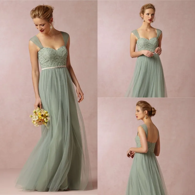 Платье Vestido милое длина до пола с поясом Vestidos Para Madrinhas 2018 мятные зеленые платья для