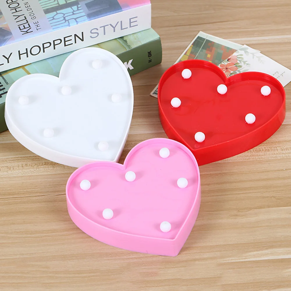 Романтический 3D шатер в виде сердца для помещений декоративный светодиодный