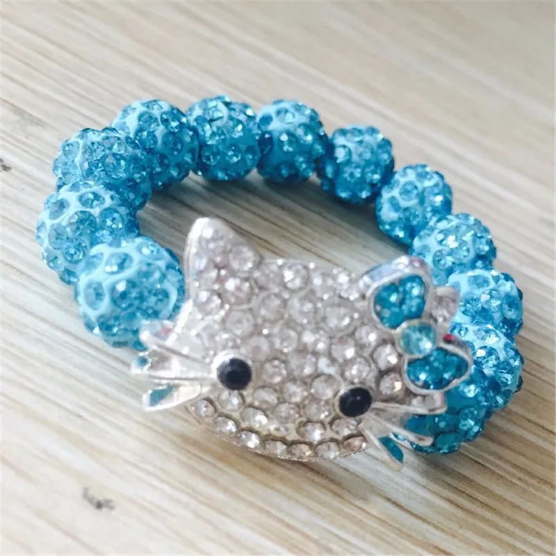 Детский подарок, 1 шт., браслеты hello kitty для детей, цепочка веревка ручной работы, обертывание, очаровательные браслеты, браслеты