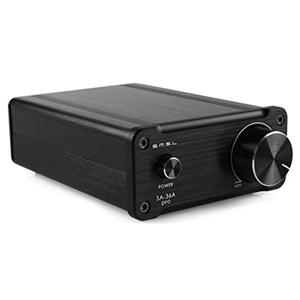 SMSL SA-36A Pro AMP HIFI большая мощность цифровой встроенный Tripath стерео усилитель с 12 В 3.8A адаптер питания черный, серебристый, золотой