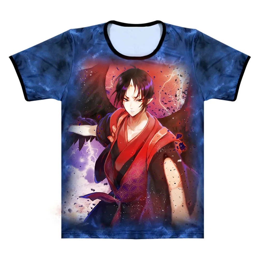 Косплей Аниме рубашка Hozuki's Coolheadedness футболки с коротким рукавом Hoozuki No Reitetsu Hozuki