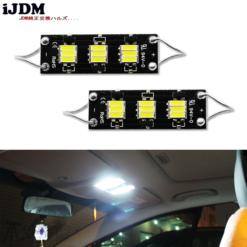 IJDM (4) Стайлинг автомобиля 43 мм светодисветодиодный 9SMD 211-2 212-2 561 жесткая витая