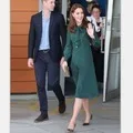 Принцесса Кейт Миддлтон платье женское платье с вырезами длинный рукав большие качели Элегантные платья рабочая одежда Npd065