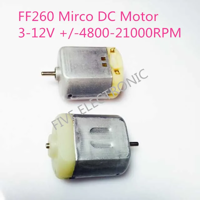 Микро двигатель постоянного тока FF260 3 в 12 В +/ 4800 21000 об/мин фотоаксессуары для