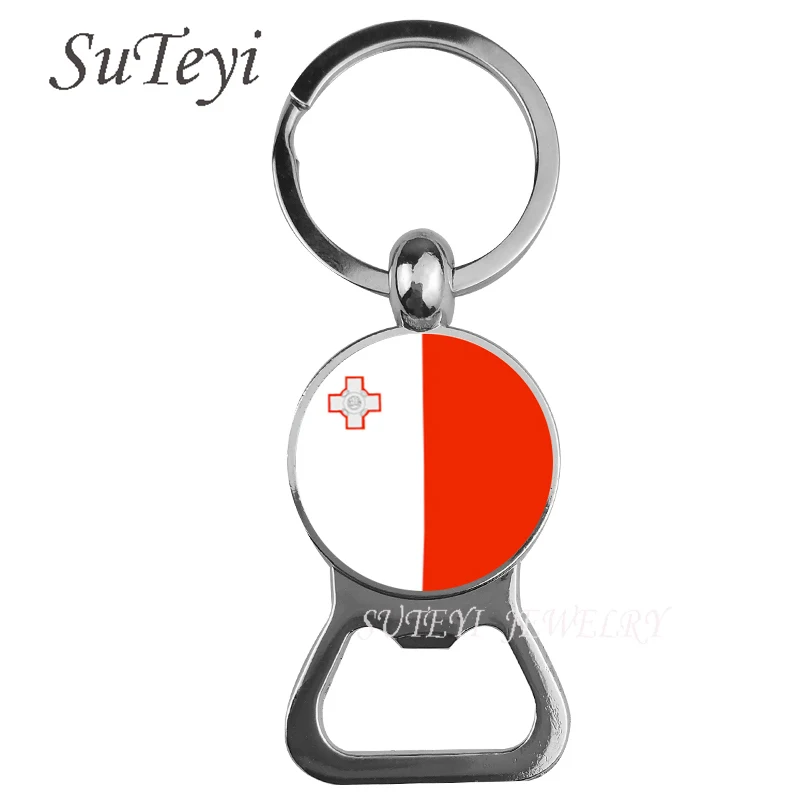 Брелок для ключей с флагом Румынии/Мальты/Македонии|key chain|key ringbottle opener key chain |