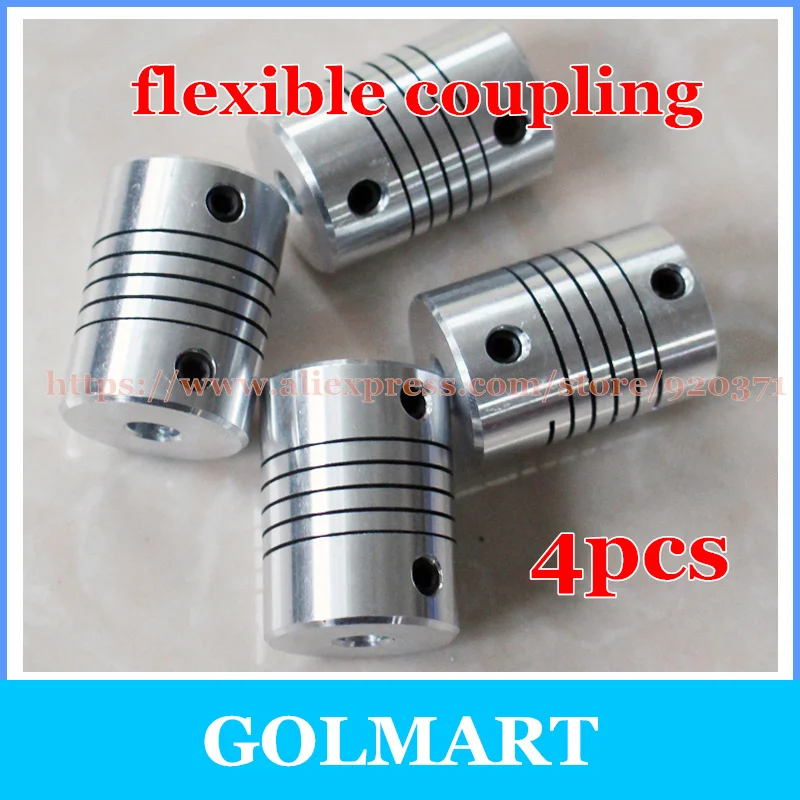 Гибкий соединитель для вала двигателя с ЧПУ 4 шт. диаметр 18x25 мм опт Прямая