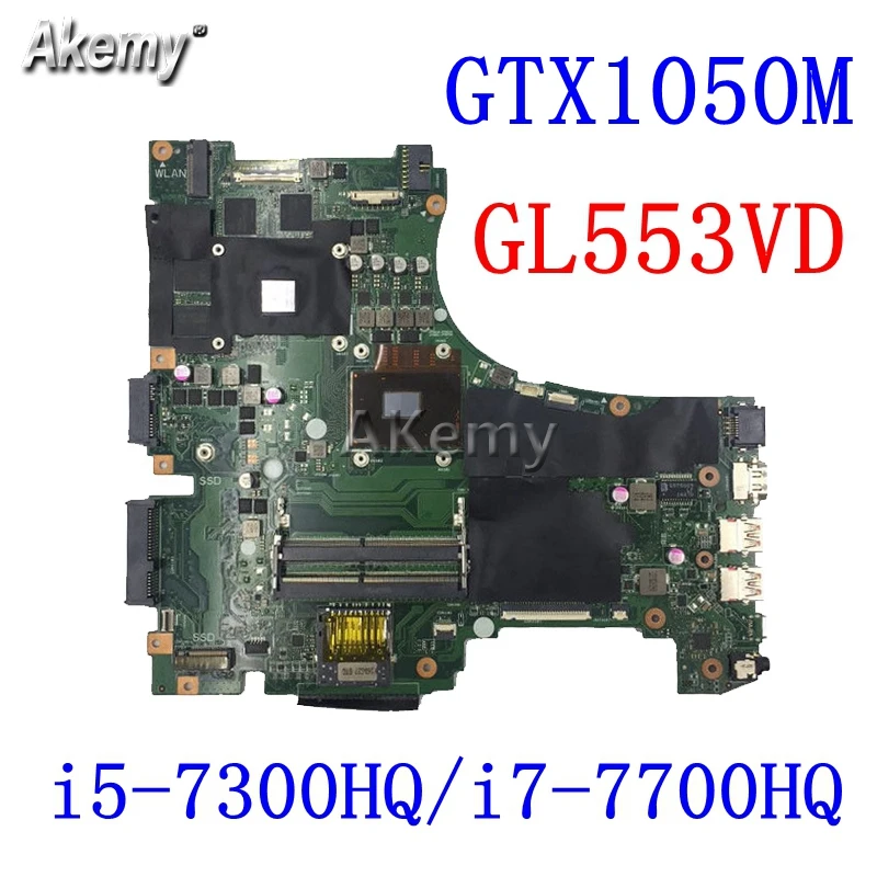 Обмен! ROG материнская плата для ноутбука ASUS GL553VD GL553VE GL553VW GL553V GL553 оригинальная материнская плата GTX1050M GTX960M i7/i5 cpu
