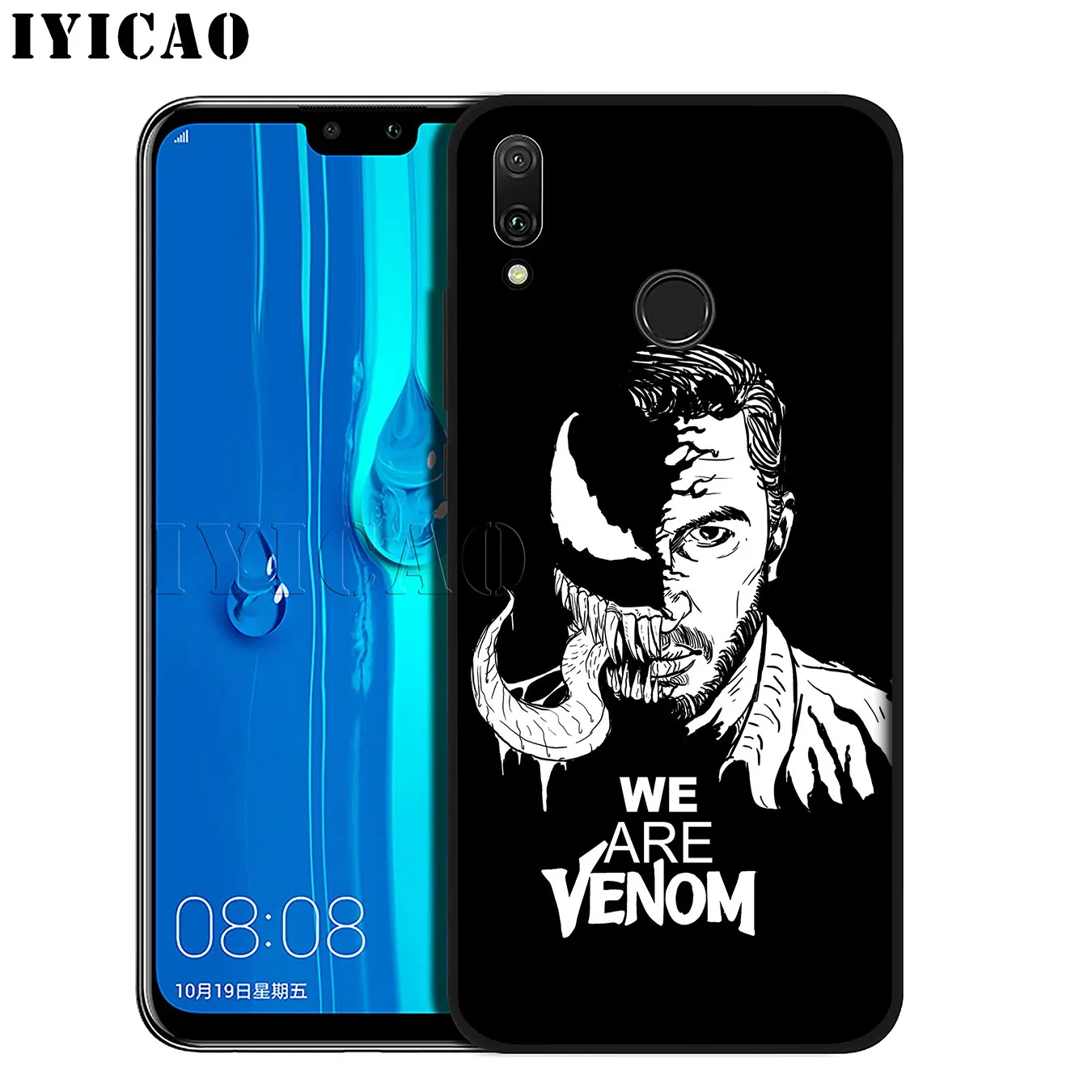 IYICAO Marvel Venom Soft Silicone Phone Case for Huawei Mate 30 20 10 Pro Nova 5I 5T 5 4 4E 3i 3 2i Lite Smart |