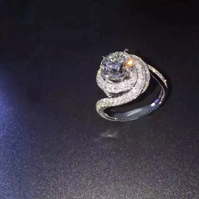 Женское кольцо из серебра 925 пробы с фианитом|finger ring|fashion ringsring fashion |