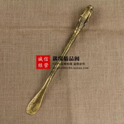 

Antique brass shoes lifter (relief. dragon)