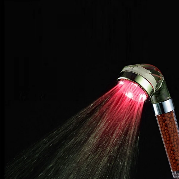 Кристалл Турмалин SPA Анион СВЕТОДИОДНЫЙ Душ Голова Стиль | Обустройство дома