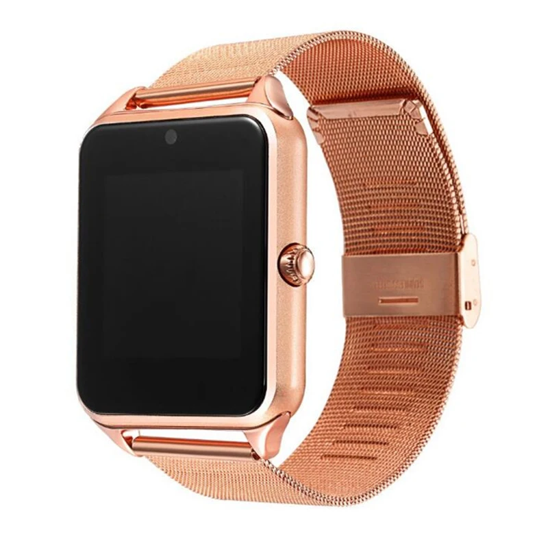 Bluetooth Смарт часы Z60 для мужчин и женщин наручные Reloj шагомер Поддержка камеры SIM/TF