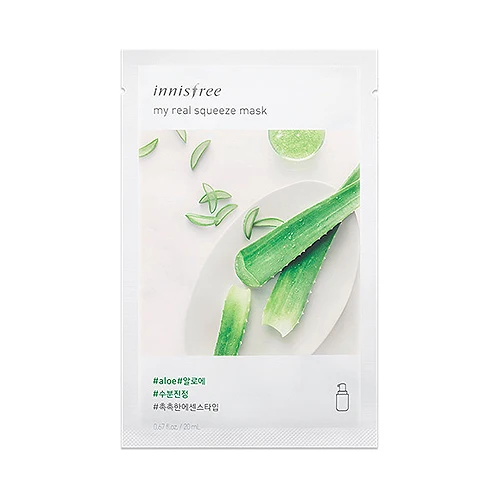 My Real Squeeze Mask, 10 шт., маска для лица, уход за кожей, отбеливающая маска для лица, увлажняющая, контроль кожного сала, разглаживающая кожу, корейская косметика