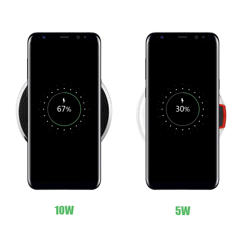 10 Вт быстро qi беспроводной зарядный коврик NILLKIN для iPhone X/8/8 Plus для samsung Примечание 8/S8/S8 плюс Беспроводное зарядное устройство портативный источник