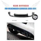 Задний спойлер диффузора из углеродного волокнастеклопластика для стандартного бампера Volkswagen VW Scirocco 2009 - 2011