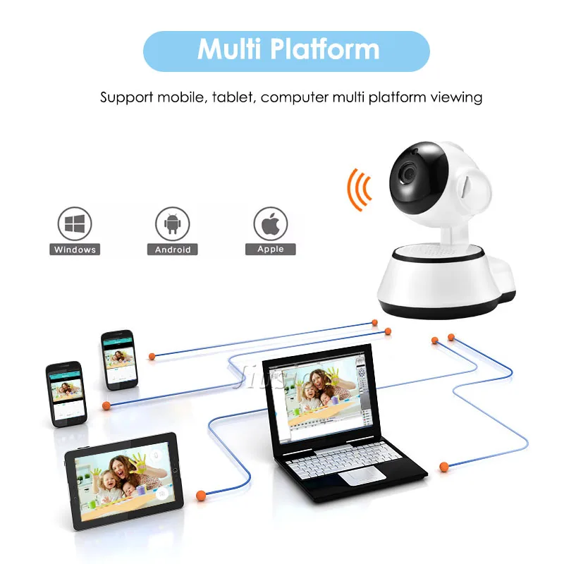 720P Мини WiFi IP Camaras de Seguridad CCTV беспроводная домашняя камера ночного видения безопасности няня камера