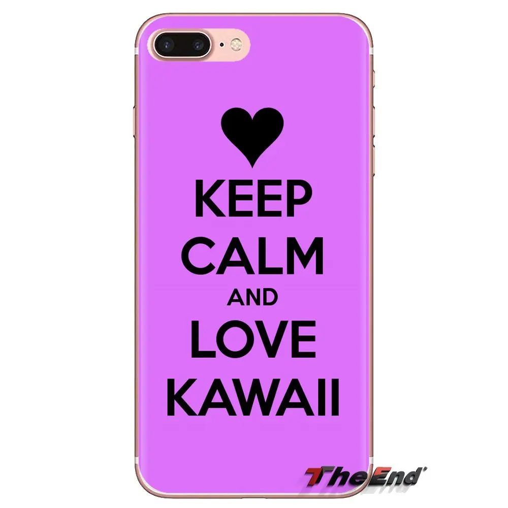 Чехлы для телефона Xiaomi Mi3 Samsung A10 A30 A40 A50 A60 A70 Galaxy S2 Note 2 Grand Core Prime Keep Calm And Be Kawaii Pink |