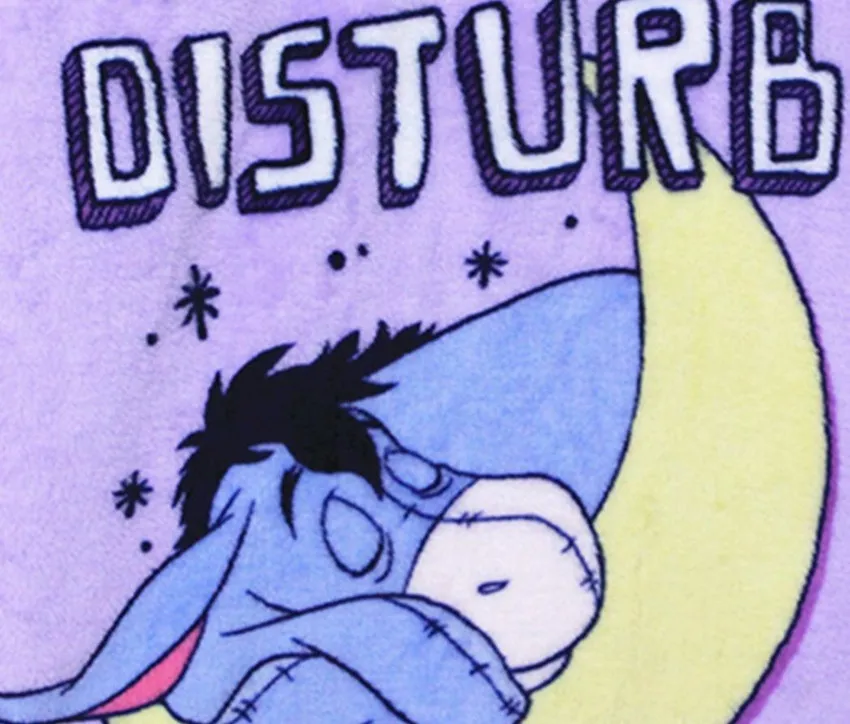 Eeyore Пижама для сна комплект топ и брюки коралловые бархатные пижамы повседневные Adlut костюмы косплей костюмы