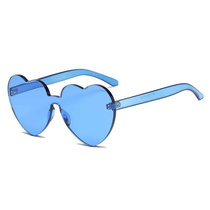 Модные солнцезащитные очки в форме сердца для женщин винтажные женские розовые