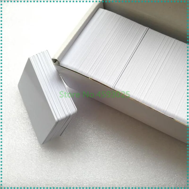 86x54x0,76 Глянцевая струйная печать ПВХ ID карта для Epson T50 R290 R230 L800 для Canon IP4810 принтер белая Пустая карточка из ПВХ