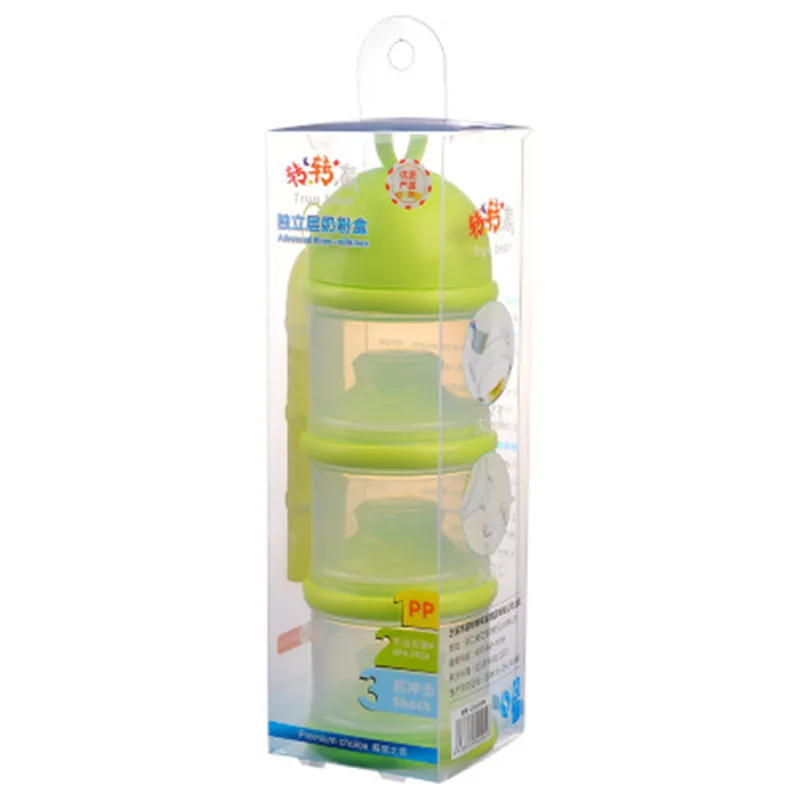 Portable Milk Powder Formula Dispenser Food Container Storage Feeding Box for Toddler Baby Three-Layer | Мать и ребенок
