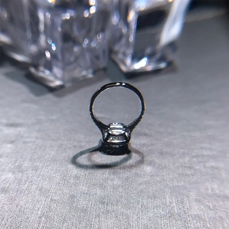 Женское кольцо из серебра 925 пробы с квадратным розовым камнем|Кольца| |