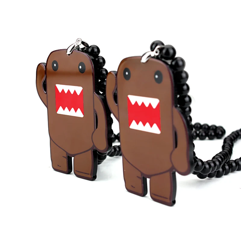 Автомобильная подвеска акриловая забавная Domo-Kun Rock JDM Подвески на зеркало заднего вида украшения Автомобильная отделка подвесная подвеска Украшение подарок