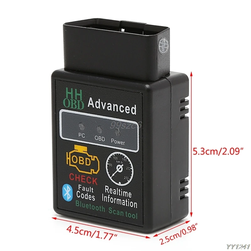 Диагностический сканер ELM327 V2.1 OBD 2 OBD-II автомобильный Bluetooth-интерфейс инструменты