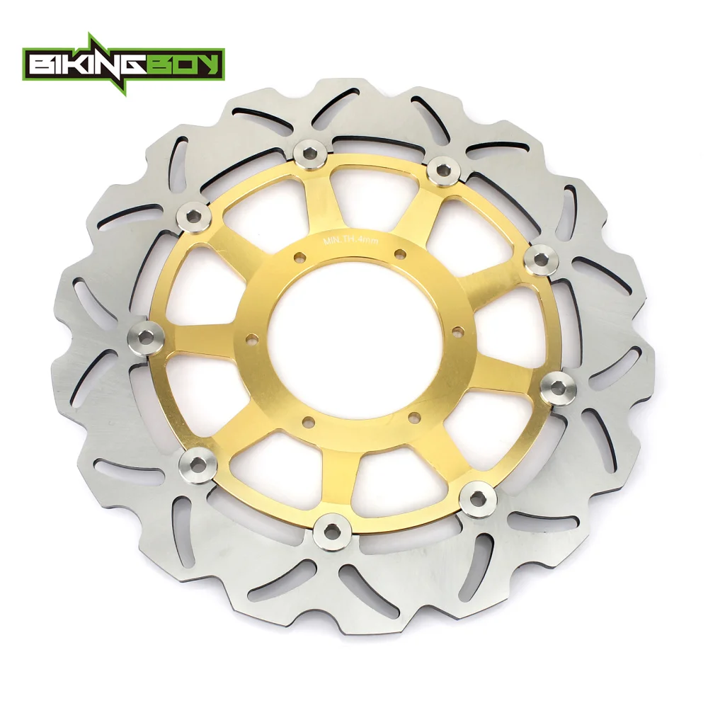 

BIKINGBOY For Honda CBR 1000 RR Fireblade RR6 RR7 06 07 2006 2007 Full Set Front Brake Discs Disks Rotors Pads