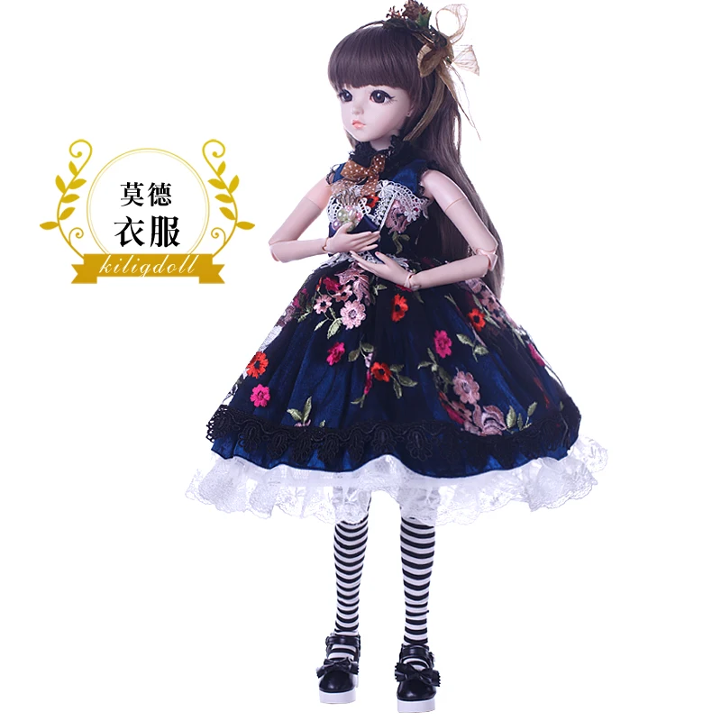 Бесплатная доставка EFLYNOVA BJD 60 см кукла игрушки высокое качество китайская Кукла 18