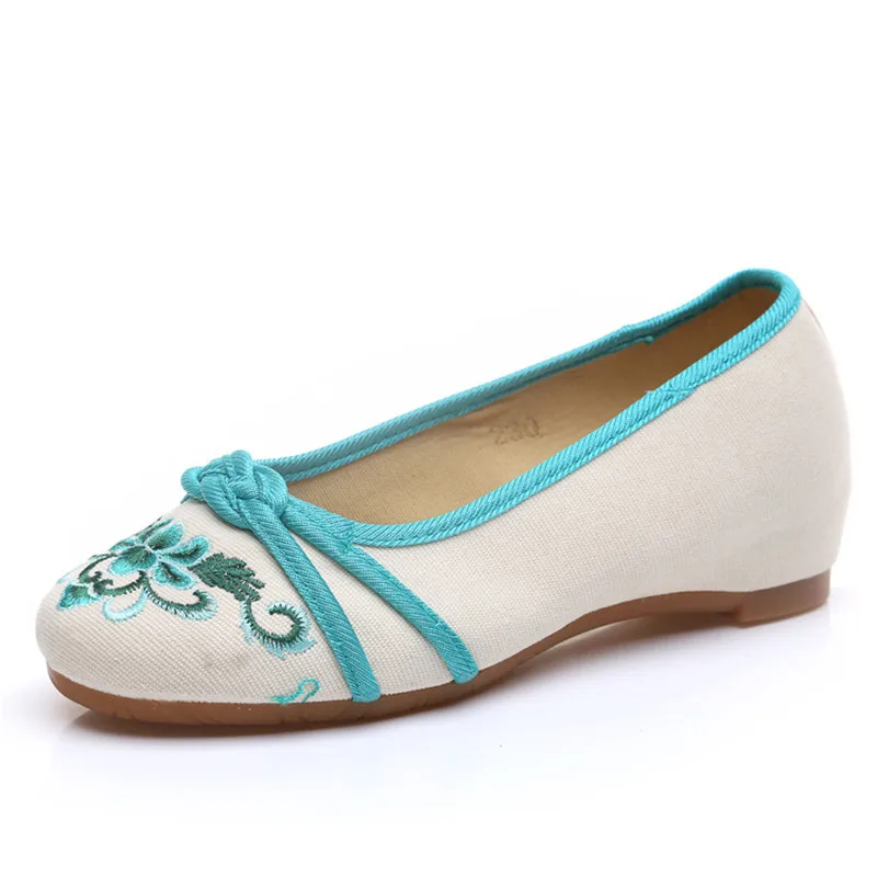 Балетки на плоской подошве в китайском стиле без шнуровки одежда для танца