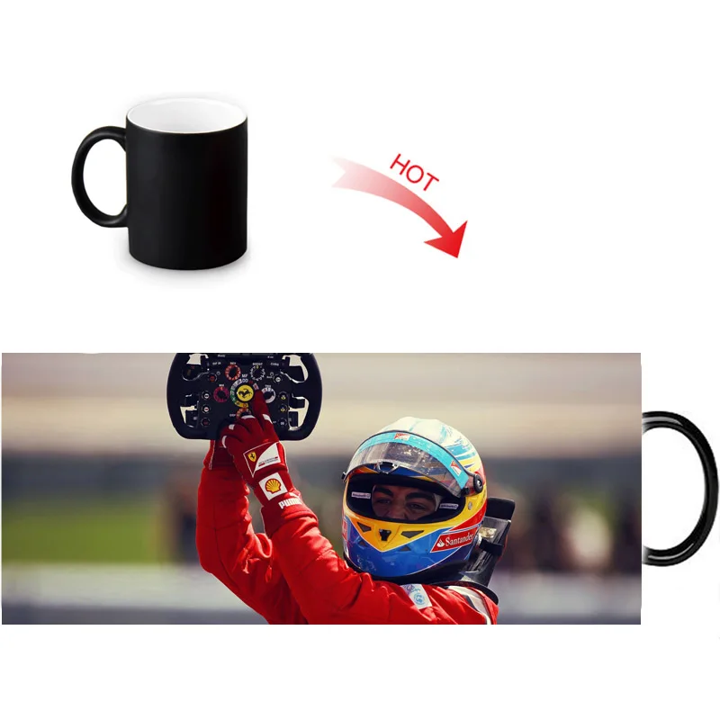 Керамическая кружка Fernando Alonso термочувствительные кружки с изменяющимся цветом